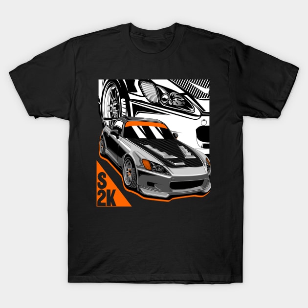 S2000 Grey S2K T-Shirt by aredie19